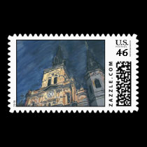 Night Cathedral stamps