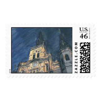 Night Cathedral stamp
