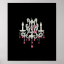 Night Chandelier ~ Print / Poster