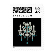 Night Chandelier ~ Stamp Postage