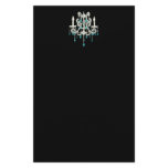 Night Chandelier ~ Stationary French Nouveau Personalized Stationery