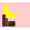 night city moon card mousepad