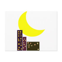night city moon card postcards by anacletocold night city moon card postcards