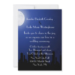 Night City Scape Wedding Invitation