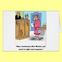 NIGHT COURT CARTOON cards