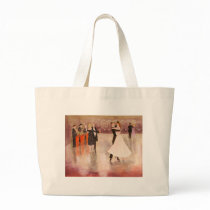 Night Dancing Canvas Bag