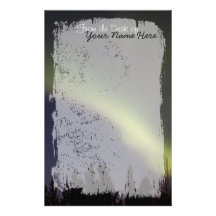 Night Dancing; Customizable Stationery Paper