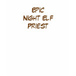 Night Elf Priest T-shirts