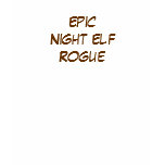 Night Elf Rogue Tshirt