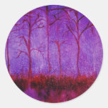 Night Enchanted Round Sticker