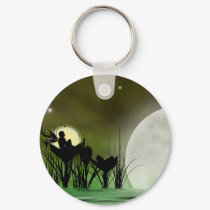 Night fairy silhouette keychains by myfairies Night fairy silhouette keychains