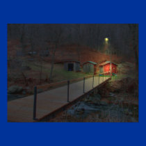 Night Fall at Buffalo Forks posters