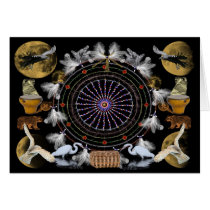 Night Fire Moon Shield Cards