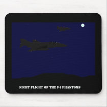 Night Flight of the F4 Phantoms mousepads