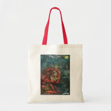 'Night Flight' Watercolor Canvas Tote by unASLEEP Tote Bag