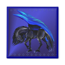 Night Flyer Magnet by Lotacats Night Flyer Magnet