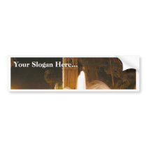 Night Fountains Balboa Park Towers bumper stickers by lifesphere Night Fountains Balboa Park Towers bumper stickers