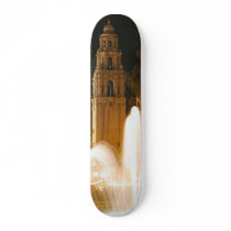 Night Fountains Balboa Park Towers skateboards