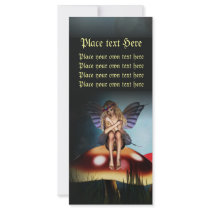 Night garden fairy Bookmark-customize Rack Card Template