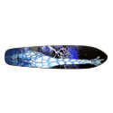 Night Giraffe! maple skate deck with wood grain skateboards