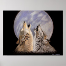 Night Howls (Wolves) Posters