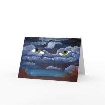 Night Illusions Greeting Cards by Redmonk Night Illusions Greeting Cards