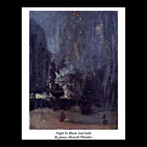 Night In Black And Gold By James Mcneill Whistler Print