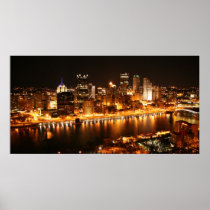 Night in Pittsburgh Posters