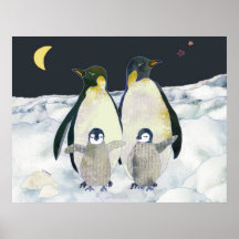 Night in the Antarctic Poster