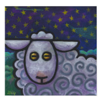 NIght in the English Countryside Poster posters