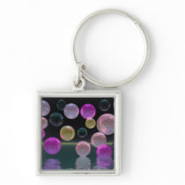 Night Jewels – Magenta and Black Brilliance Keychain