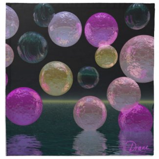 Night Jewels – Magenta and Black Brilliance mojo_napkin
