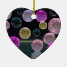 Night Jewels – Magenta and Black Brilliance Christmas Ornament