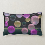 Night Jewels – Magenta and Black Brilliance Throw Pillow