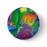 Night Knitting by Piliero Pinback Button