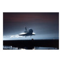 Night Landing of the Space Shuttle STS-80 posters