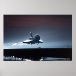 Night Landing of the Space Shuttle STS-80 Print