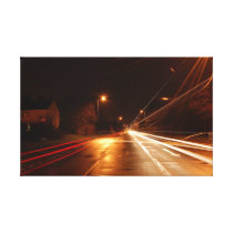 Night Lights Gallery Wrapped Canvas