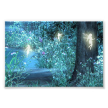Night magic fairy 6x4 photo print