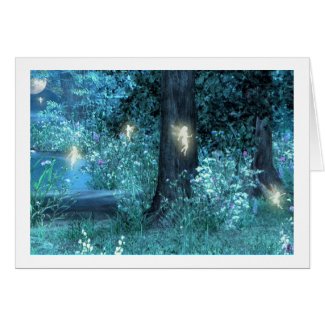 Night Magic fairy flight card