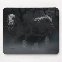 Night Mare Black mousepads