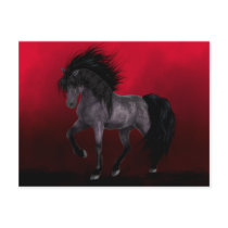 Night Mare Gothic Art Postcard by darkdreams Night Mare Gothic Art Postcard