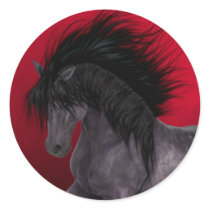Night Mare Gothic Art Stickers by darkdreams Night Mare Gothic Art Stickers
