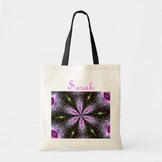 Night Medallion Personalized Text Bag