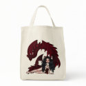 Night Mistress Organic Tote bags by faerystore Night Mistress Organic Tote bags