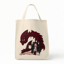 Night Mistress Tote bags