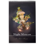 Night Moscow Wall Calendar
