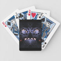 Night Moth Fractal Playing Cards playing cards