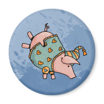 night night piggy 2 magnets