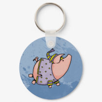 night night piggy 3 keychains